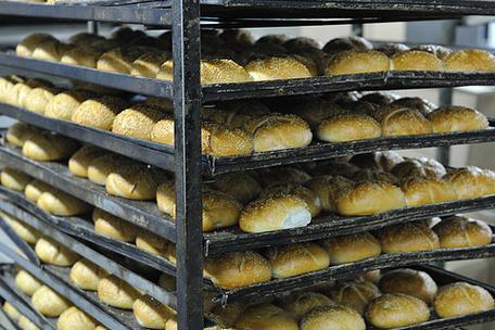面包烘焙食品工厂生产的新鲜产品